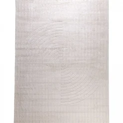 UNAMOURDETAPIS - Très grand tapis salon 240x330 lyn9 e crème, tapis ton sur ton moderne