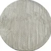 UNAMOURDETAPIS - Très grans tapis rond de salon ø240cm lyn9 cernan beige, tapis rond ton sur ton moderne