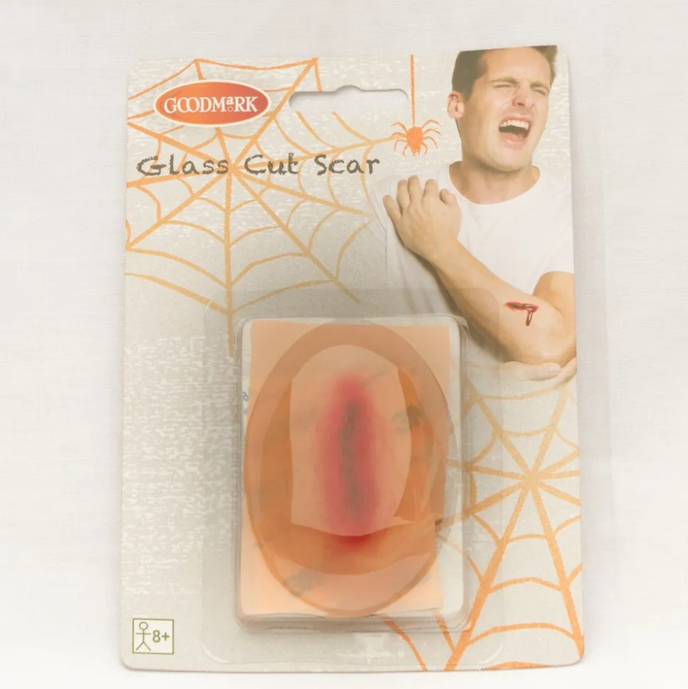 URBAN LIVING - Maquillage d'halloween - cicatrice avec épingle - rouge