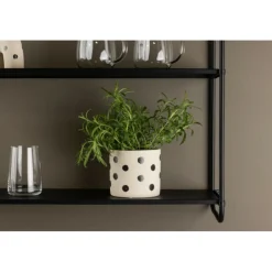 VENTURE HOME - Cache pot en grès sane 11x10 cm