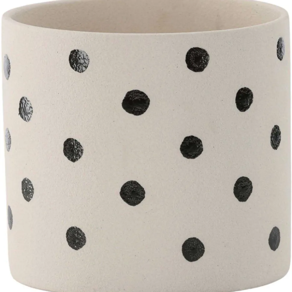 VENTURE HOME - Cache pot en grès sane 18x17cm
