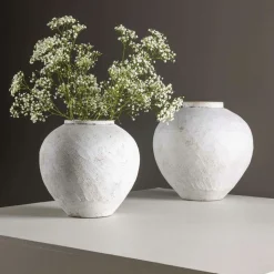 VENTURE HOME - Vase en grès globe 14 x 25 x 23 cm