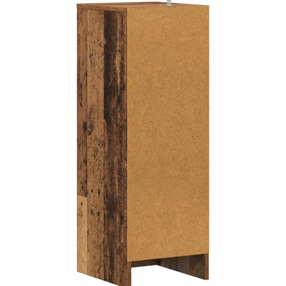 VIDAXL - Armoire à chaussures vieux bois 32x35x92 cm bois d'ingénierie