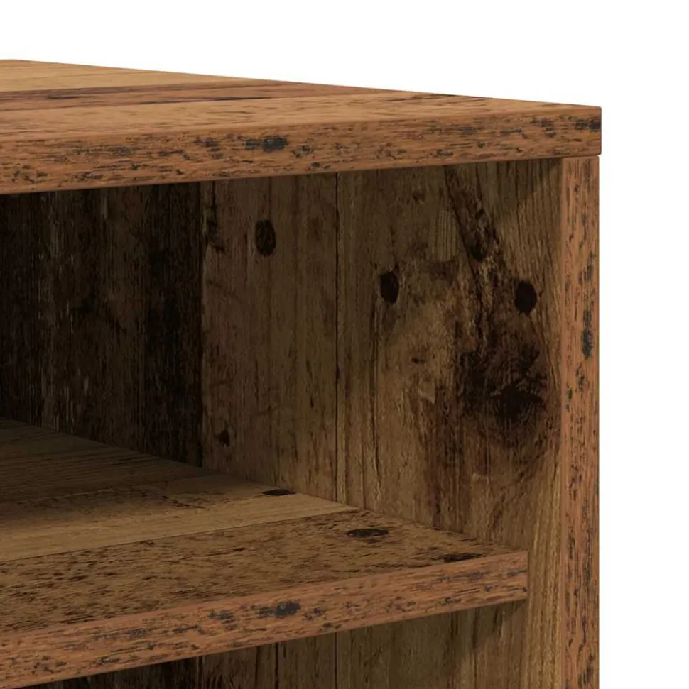 VIDAXL - Armoire à chaussures vieux bois 32x35x92 cm bois d'ingénierie