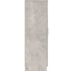 VIDAXL - Armoire à chaussures gris béton 55x35x108 cm bois d'ingénierie
