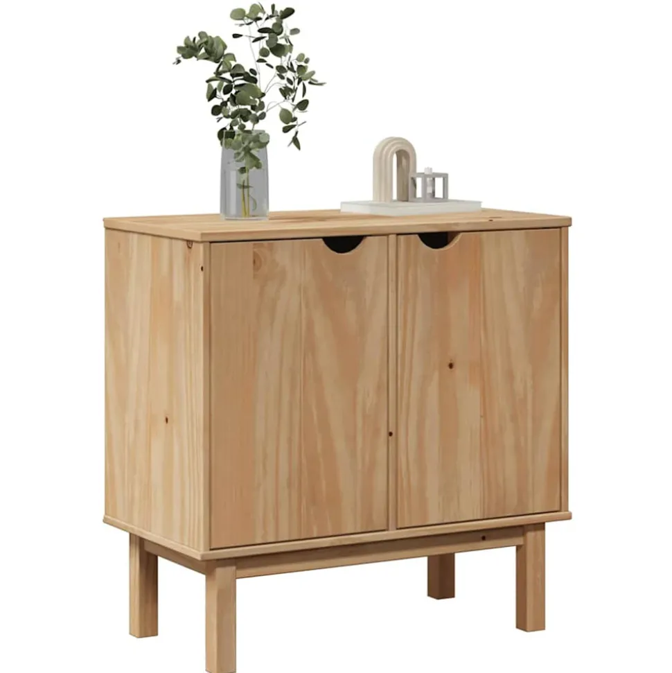 VIDAXL - Armoire de couloir otta 75x40x75 cm bois de pin massif