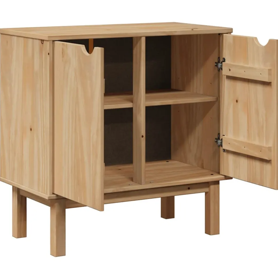 VIDAXL - Armoire de couloir otta 75x40x75 cm bois de pin massif