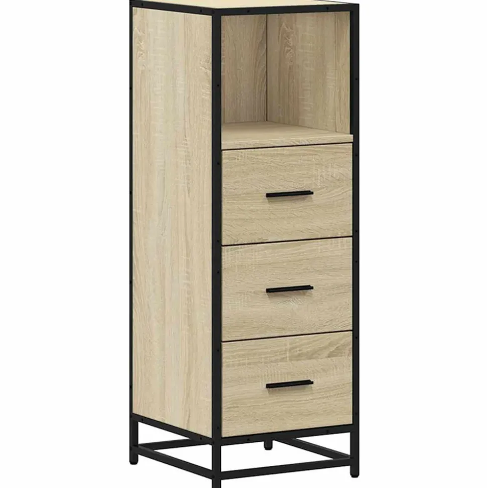VIDAXL - Armoire de salle de bain chêne sonoma 35x37,5x100 cm