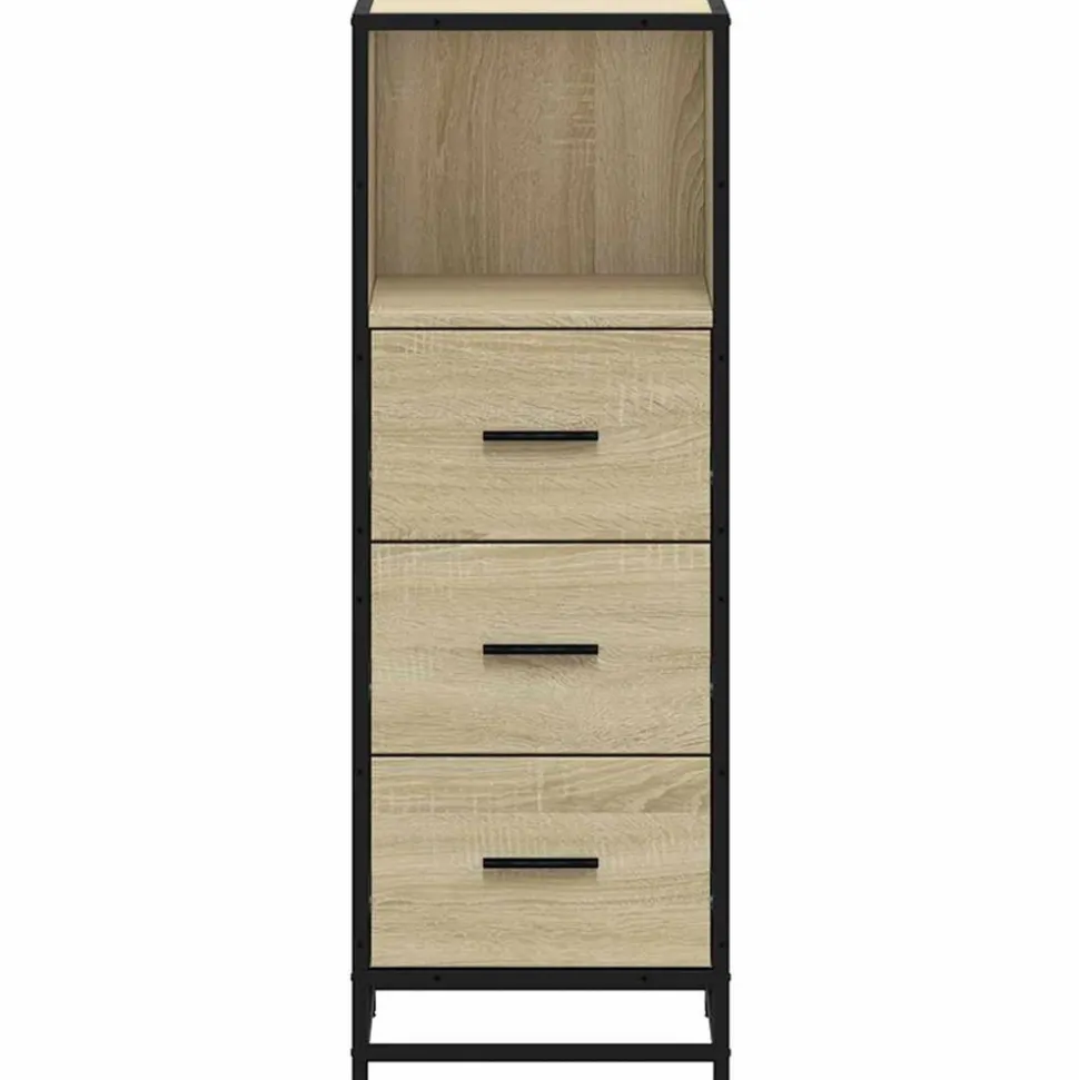 VIDAXL - Armoire de salle de bain chêne sonoma 35x37,5x100 cm