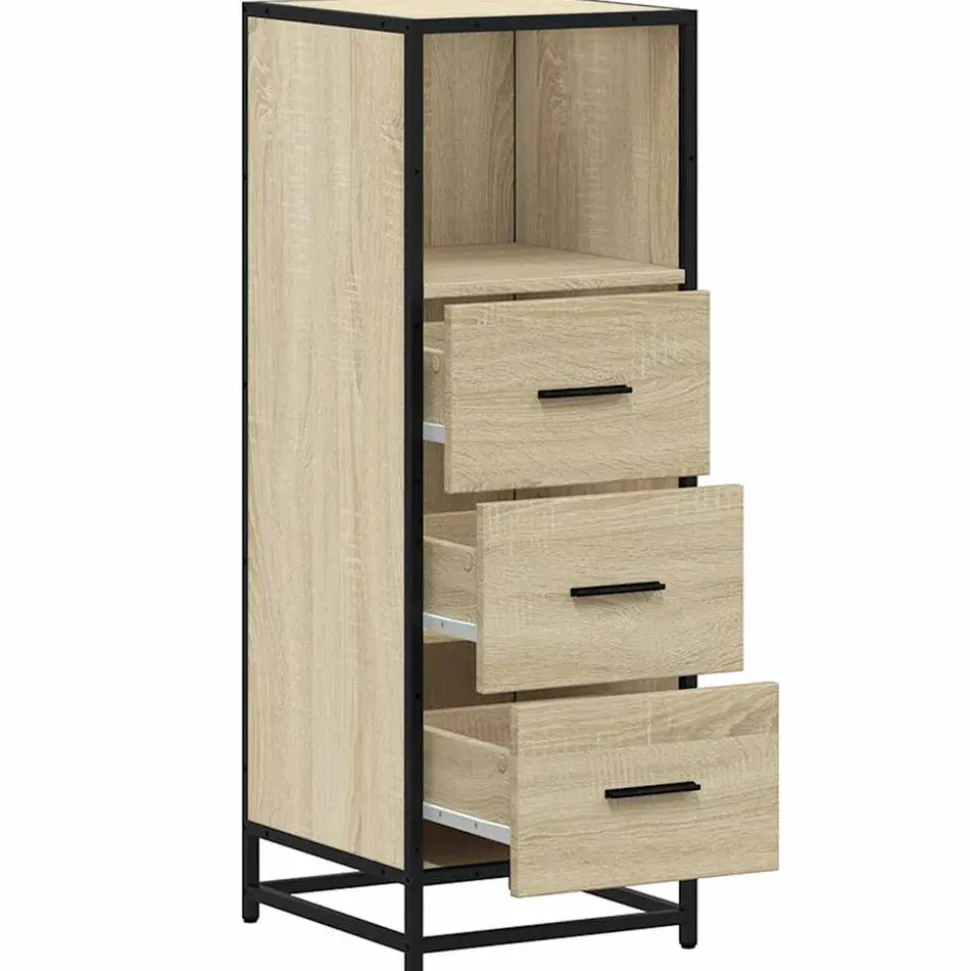 VIDAXL - Armoire de salle de bain chêne sonoma 35x37,5x100 cm