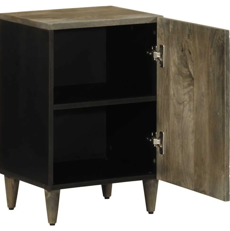 VIDAXL - Armoire de salle de bain 38x33x58 cm bois massif de manguier