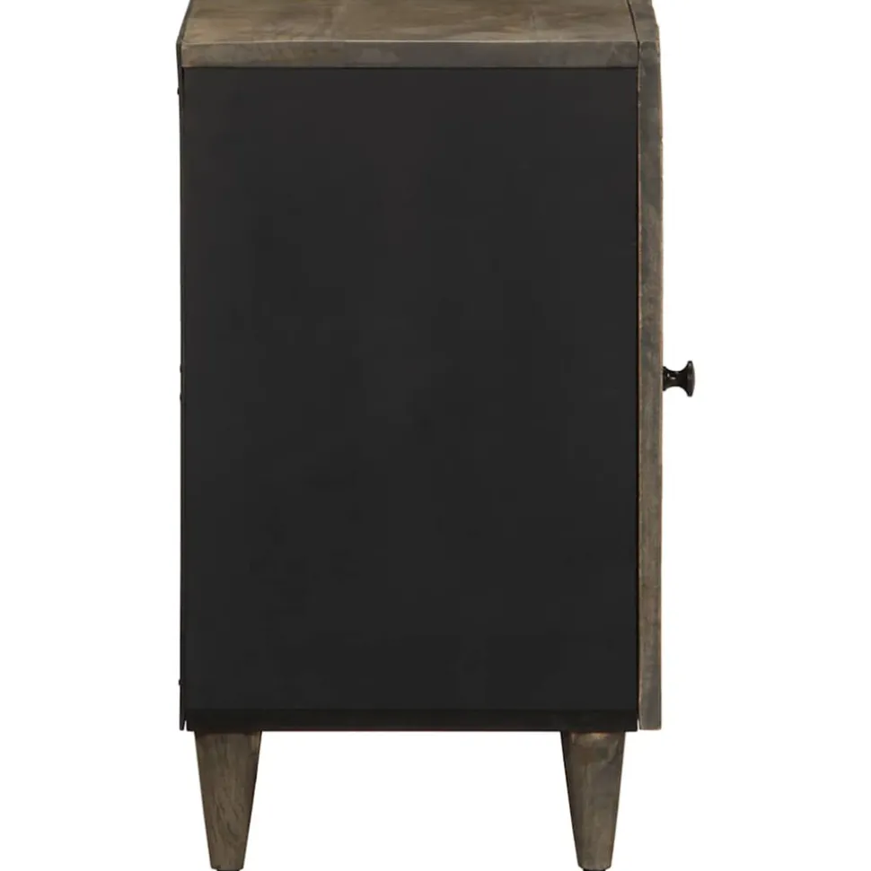 VIDAXL - Armoire de salle de bain 38x33x58 cm bois massif de manguier