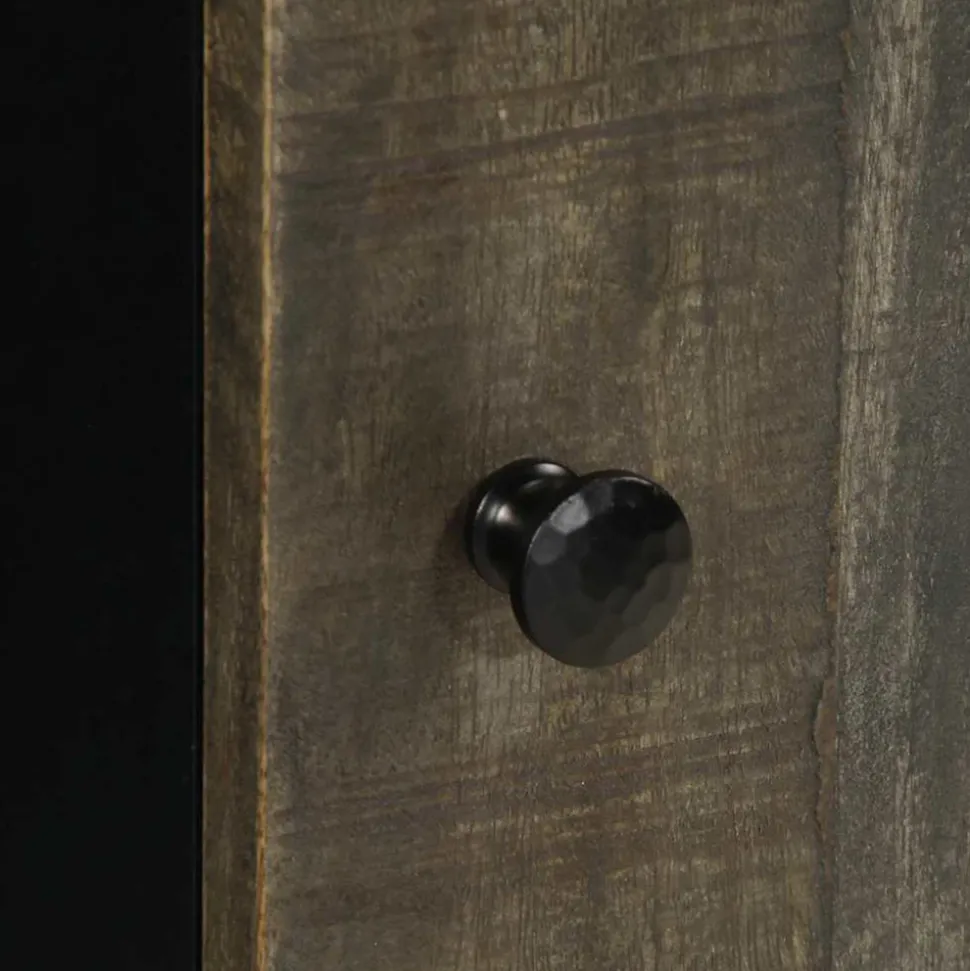 VIDAXL - Armoire de salle de bain 38x33x58 cm bois massif de manguier