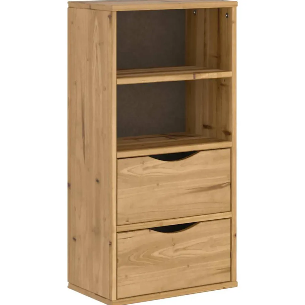 VIDAXL - Armoire latérale avec tiroirs odda 40x24x79 cm bois massif pin