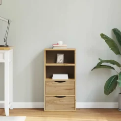 VIDAXL - Armoire latérale avec tiroirs odda 40x24x79 cm bois massif pin