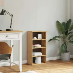 VIDAXL - Armoire latérale odda 40x24x79 cm bois massif pin