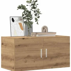 VIDAXL - Armoire murale chêne artisanal 80x39x40 cm bois d'ingénierie