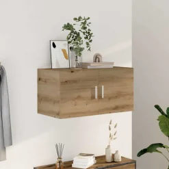 VIDAXL - Armoire murale chêne artisanal 80x39x40 cm bois d'ingénierie