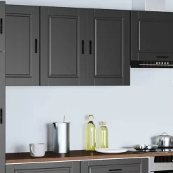 VIDAXL - Armoire murale de cuisine porto noir bois d'ingénierie