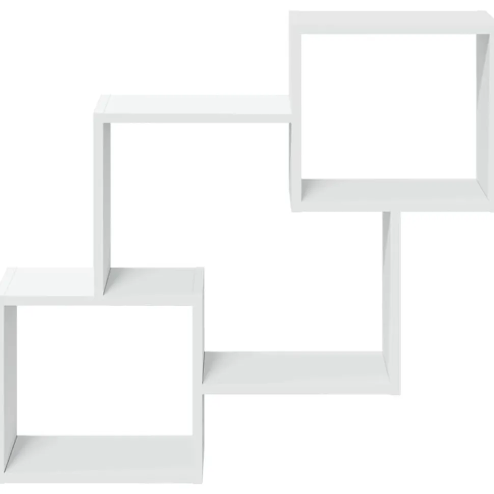 VIDAXL - Armoire murale 78x18x71 cm blanc bois d'ingénierie