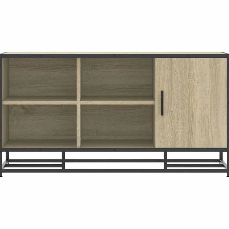 VIDAXL - Banc à chaussures chêne sonoma bois d'ingénierie et métal