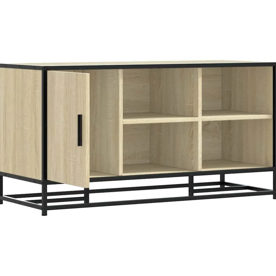 VIDAXL - Banc à chaussures chêne sonoma bois d'ingénierie et métal