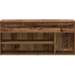 VIDAXL - Banc à chaussures vieux bois 102x30,5x45 cm bois d'ingénierie