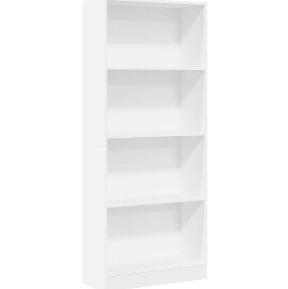 VIDAXL - Bibliothèque blanc 60x24x143 cm bois d'ingénierie