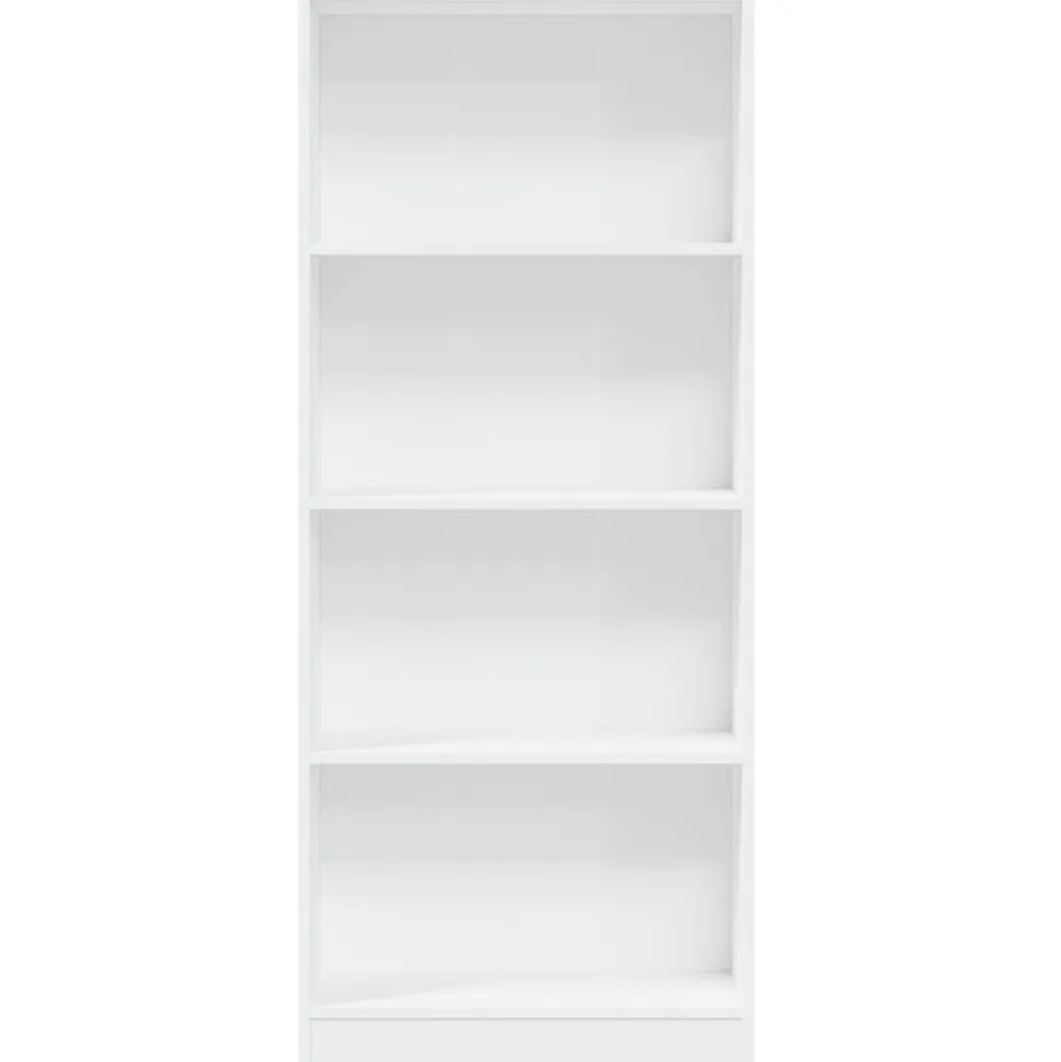VIDAXL - Bibliothèque blanc 60x24x143 cm bois d'ingénierie