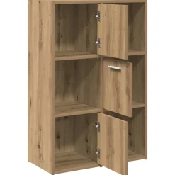 VIDAXL - Bibliothèque chêne artisanal 60,5x30x90 cm bois d'ingénierie