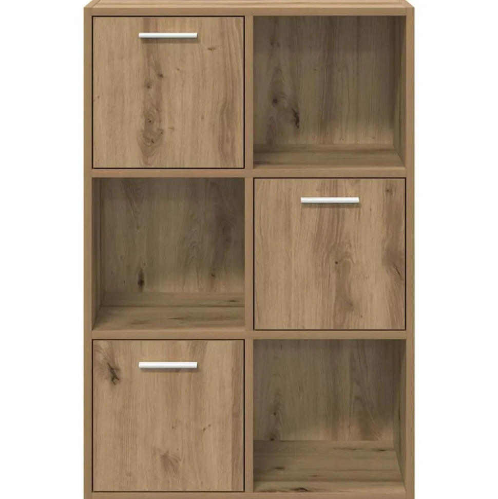 VIDAXL - Bibliothèque chêne artisanal 60,5x30x90 cm bois d'ingénierie