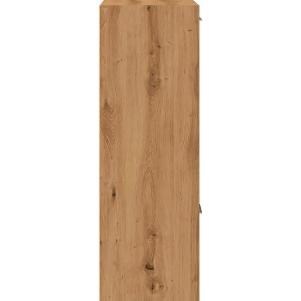 VIDAXL - Bibliothèque chêne artisanal 60,5x30x90 cm bois d'ingénierie