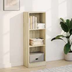 VIDAXL - Bibliothèque chêne sonoma 40x24x109 cm bois d'ingénierie