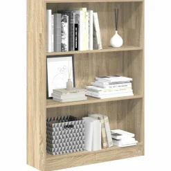 VIDAXL - Bibliothèque chêne sonoma 80x24x109 cm bois d'ingénierie