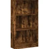 VIDAXL - Bibliothèque chêne fumé 60x24x109 cm bois d'ingénierie