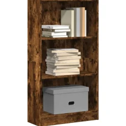VIDAXL - Bibliothèque chêne fumé 60x24x109 cm bois d'ingénierie