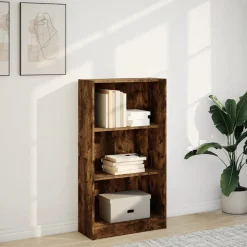 VIDAXL - Bibliothèque chêne fumé 60x24x109 cm bois d'ingénierie