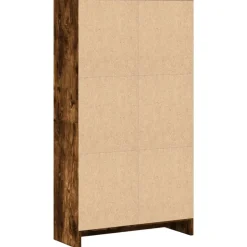 VIDAXL - Bibliothèque chêne fumé 60x24x109 cm bois d'ingénierie