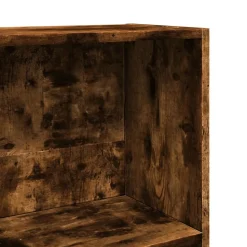 VIDAXL - Bibliothèque chêne fumé 60x24x109 cm bois d'ingénierie