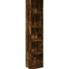 VIDAXL - Bibliothèque chêne fumé 40x30x189 cm bois d'ingénierie