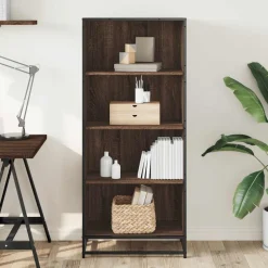 VIDAXL - Bibliothèque chêne marron 60x35x139 cm bois d'ingénierie