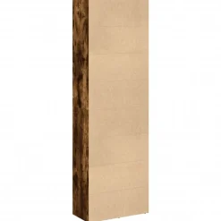 VIDAXL - Bibliothèque chêne fumé 60x30x189 cm bois d'ingénierie