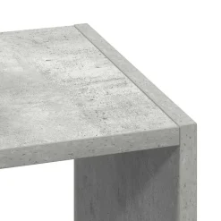 VIDAXL - Bibliothèque empilable gris béton 30x30x80 cm bois d'ingénierie