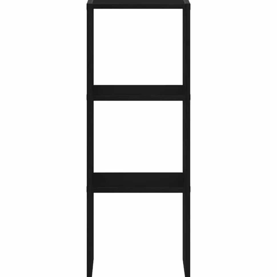 VIDAXL - Bibliothèque empilable chêne noir 30x30x80 cm bois d'ingénierie