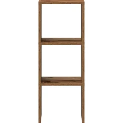 VIDAXL - Bibliothèque empilable vieux bois 30x30x80 cm bois d'ingénierie