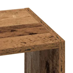 VIDAXL - Bibliothèque empilable vieux bois 30x30x80 cm bois d'ingénierie