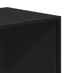 VIDAXL - Bibliothèque noir 60x35x139 cm bois d'ingénierie