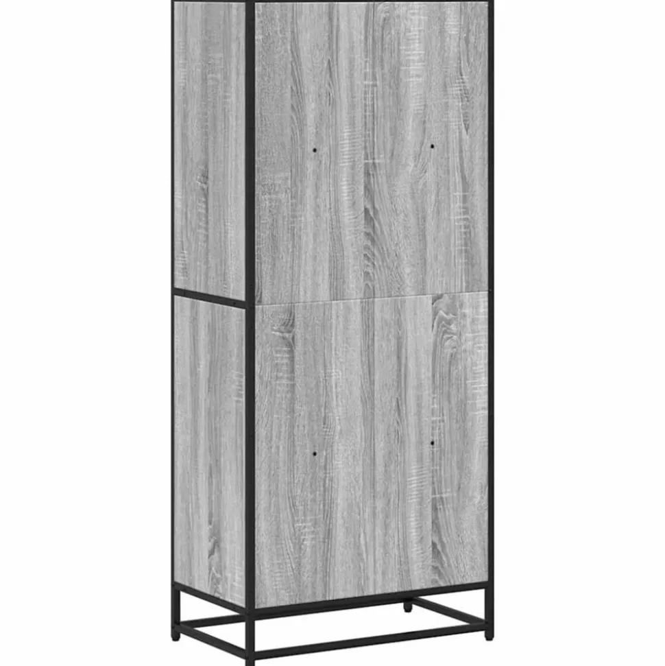 VIDAXL - Bibliothèque sonoma gris 60x35x139 cm bois d'ingénierie