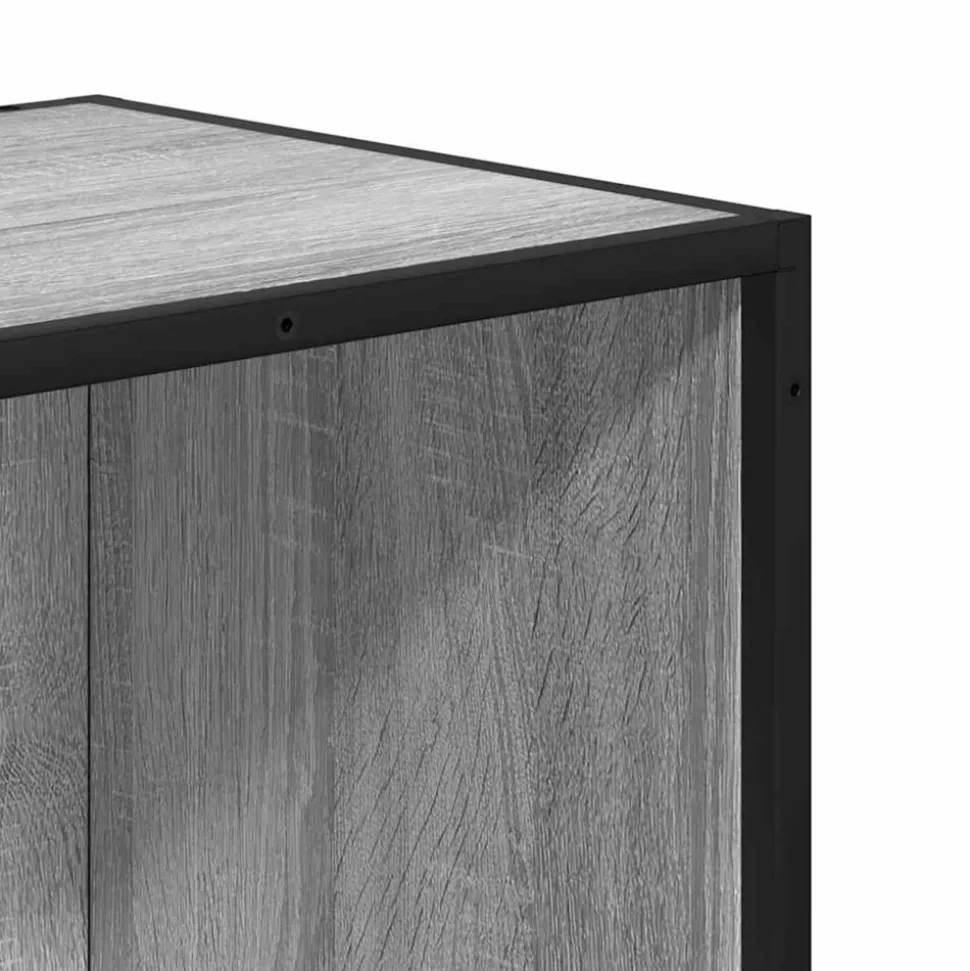 VIDAXL - Bibliothèque sonoma gris 60x35x139 cm bois d'ingénierie