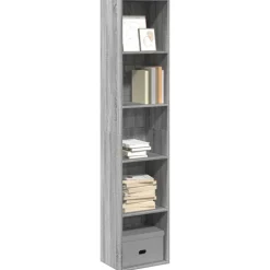 VIDAXL - Bibliothèque sonoma gris 40x30x189 cm bois d'ingénierie